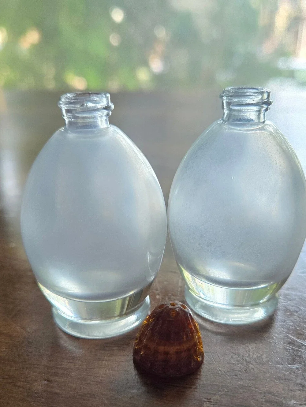 Lot of 3 Sets of Vintage Clear Glass Salt & Pepper Shakers